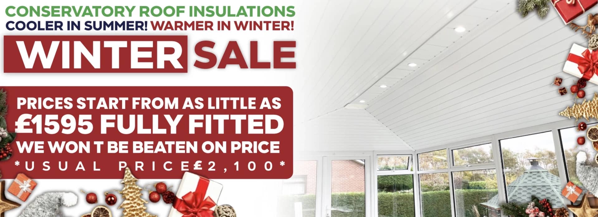 conservatory roof insulations